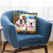 Spring Border Throw Pillow By Tomoyo Pitcher - All About Vibe