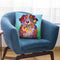 Flowers Bernese Mtn Dog Throw Pillow By Tomoyo Pitcher - All About Vibe