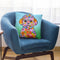 Flowers Bichon Frise Throw Pillow By Tomoyo Pitcher - All About Vibe