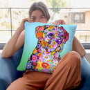 Flowers Boxer Throw Pillow By Tomoyo Pitcher - All About Vibe