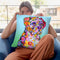 Flowers Boxer Throw Pillow By Tomoyo Pitcher - All About Vibe