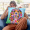 Flowers Cavalier King Chas Throw Pillow By Tomoyo Pitcher - All About Vibe