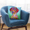 Flowers German Pointer Throw Pillow By Tomoyo Pitcher - All About Vibe
