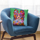 Flowers Papillon Throw Pillow By Tomoyo Pitcher - All About Vibe
