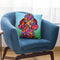Flowers Poodle Black Throw Pillow By Tomoyo Pitcher - All About Vibe