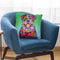 Flowers Rottweiler Throw Pillow By Tomoyo Pitcher - All About Vibe