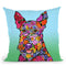 Flowers Scottish Terrier Throw Pillow By Tomoyo Pitcher - All About Vibe