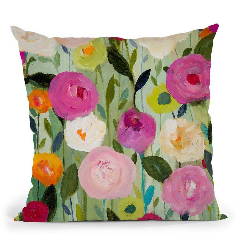 Natures Laugher Throw Pillow By Carrie Schmitt - All About Vibe