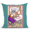 Artist Cat Throw Pillow By Tomoyo Pitcher - All About Vibe