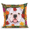 Autumn Bulldog Throw Pillow By Tomoyo Pitcher - All About Vibe