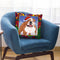 Christmas Bulldog Throw Pillow By Tomoyo Pitcher - All About Vibe