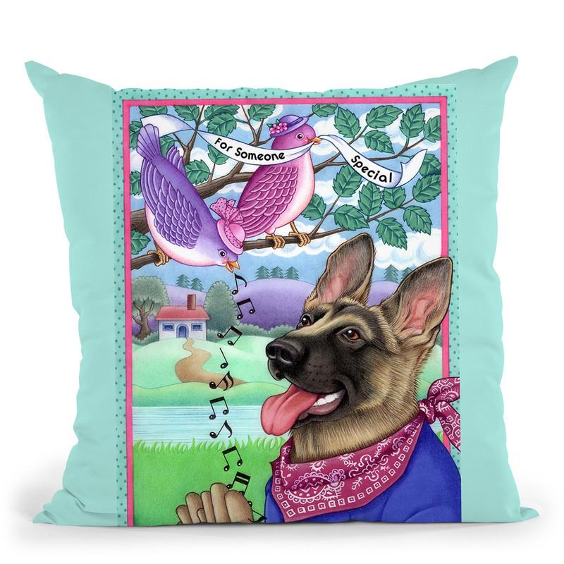 Shepherd Music Throw Pillow By Tomoyo Pitcher - All About Vibe