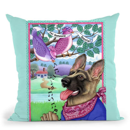 Shepherd Music Throw Pillow By Tomoyo Pitcher - All About Vibe