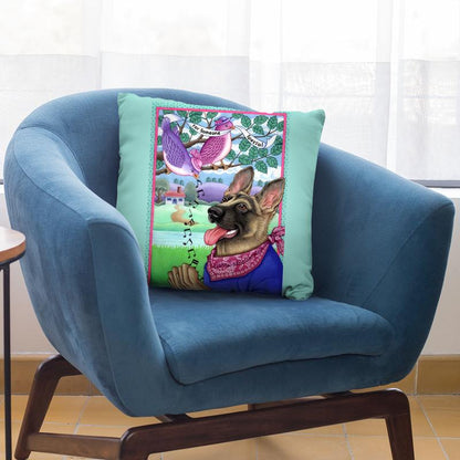 Shepherd Music Throw Pillow By Tomoyo Pitcher - All About Vibe