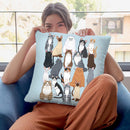 Cat Pattern 1 Throw Pillow By Tomoyo Pitcher - All About Vibe