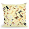 Dog Pattern 2 Throw Pillow By Tomoyo Pitcher - All About Vibe