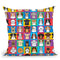 Dog Pattern 4 Throw Pillow By Tomoyo Pitcher - All About Vibe