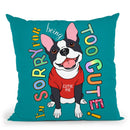 Boston Graphic Style Throw Pillow By Tomoyo Pitcher - All About Vibe