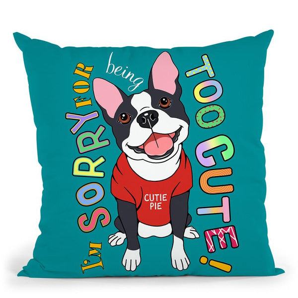 Boston Graphic Style Throw Pillow By Tomoyo Pitcher - All About Vibe