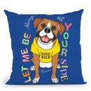 Boxer Graphic Style Throw Pillow By Tomoyo Pitcher - All About Vibe