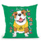 Bulldog Graphic Style Throw Pillow By Tomoyo Pitcher - All About Vibe