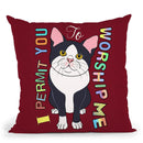 Tuxedo Cat Graphic Style Throw Pillow By Tomoyo Pitcher - All About Vibe