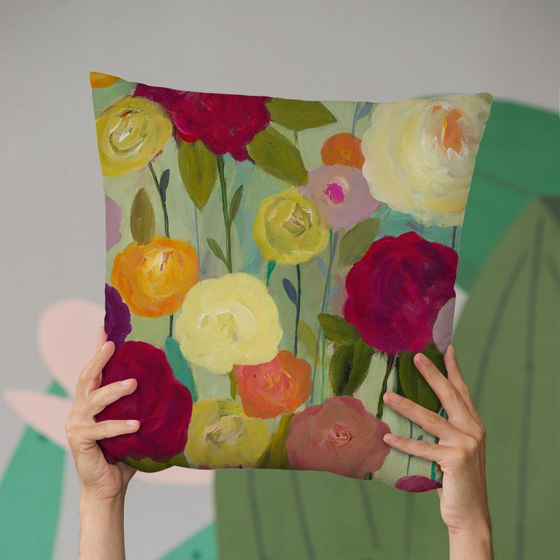 Secret Garden Throw Pillow By Carrie Schmitt - All About Vibe