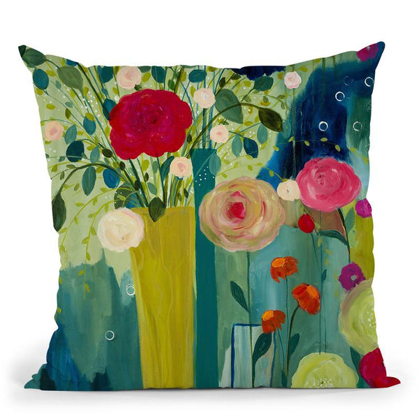 Surround Yourself With Beauty Throw Pillow By Carrie Schmitt - All About Vibe