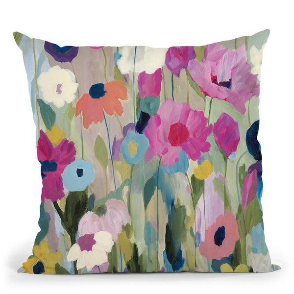 Too Pretty To Pick Throw Pillow By Carrie Schmitt - All About Vibe