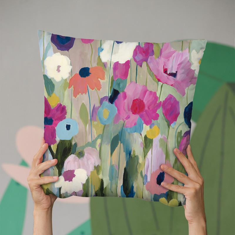 Too Pretty To Pick Throw Pillow By Carrie Schmitt - All About Vibe