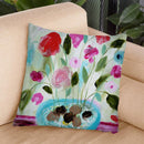 Winter Blooms Ii Throw Pillow By Carrie Schmitt - All About Vibe