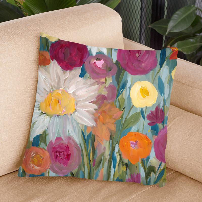 Earth At Daybreak Throw Pillow By Carrie Schmitt - All About Vibe