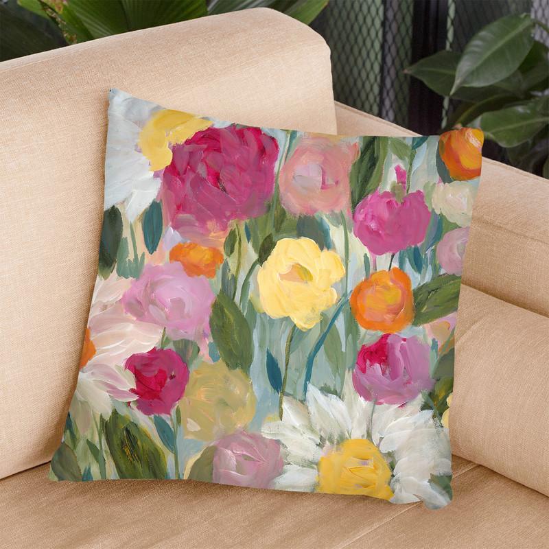 Jubilation Throw Pillow By Carrie Schmitt - All About Vibe