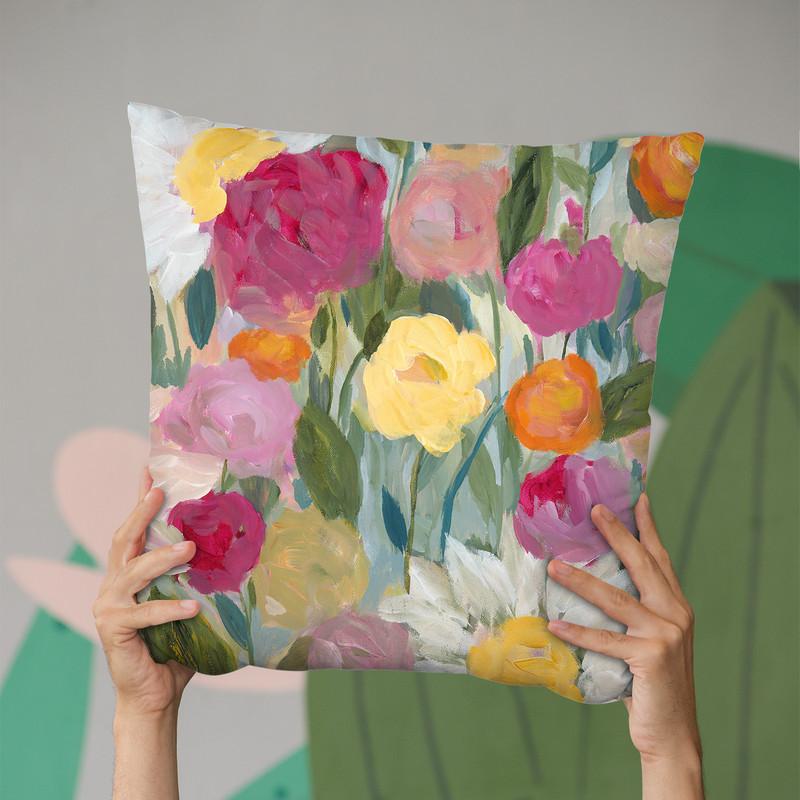 Jubilation Throw Pillow By Carrie Schmitt - All About Vibe