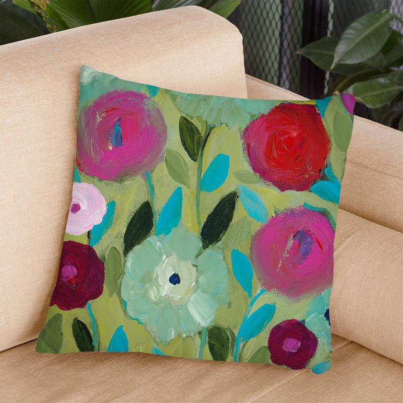 Peace Throw Pillow By Carrie Schmitt - All About Vibe