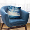 Deep Blue Throw Pillow By Emily Heard - All About Vibe