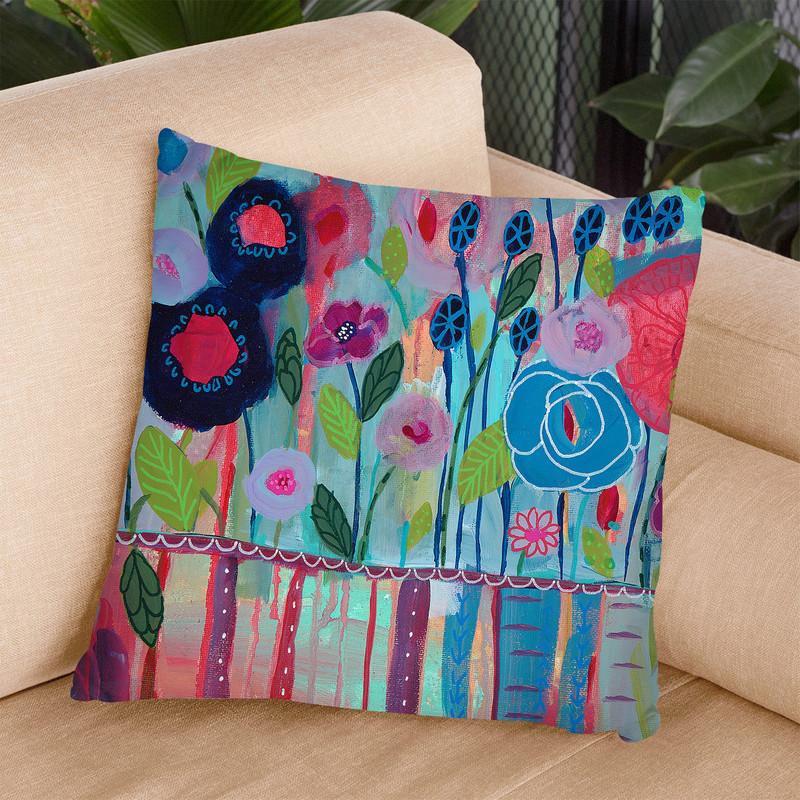 Cultivate Joy Throw Pillow By Carrie Schmitt - All About Vibe