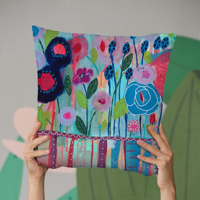 Cultivate Joy Throw Pillow By Carrie Schmitt - All About Vibe