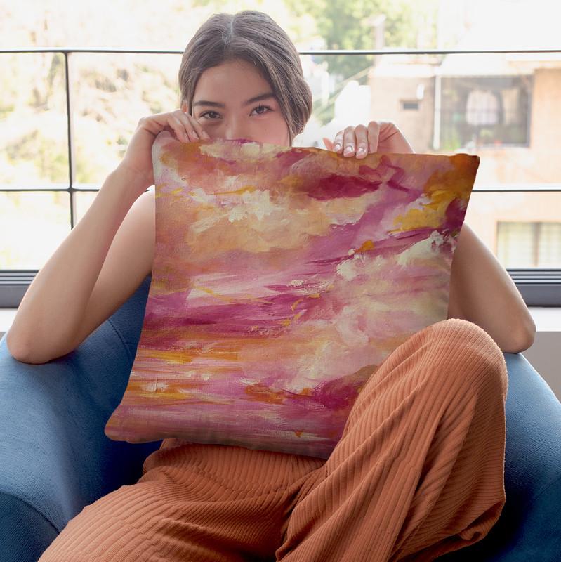 Infatuation Throw Pillow By Emily Heard - All About Vibe