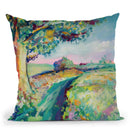 Tranquil Tree Throw Pillow By Emily Heard - All About Vibe