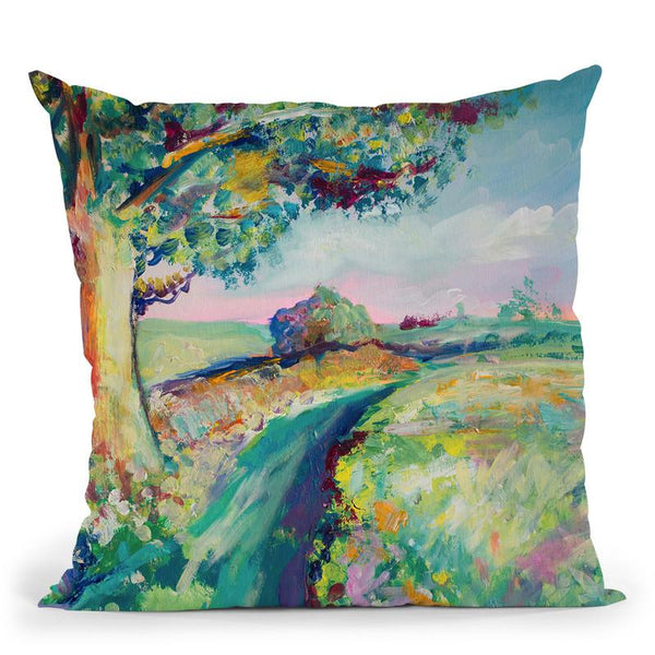 Tranquil Tree Throw Pillow By Emily Heard - All About Vibe
