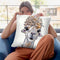 Alpaca Angel Throw Pillow By Hippie Hound Studios - All About Vibe