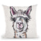 Alpaca Maggie Throw Pillow By Hippie Hound Studios - All About Vibe