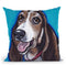 Basset Hound Roxie Throw Pillow By Hippie Hound Studios - All About Vibe