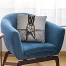 Boxer Full Body Expressive Throw Pillow By Hippie Hound Studios - All About Vibe