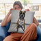 Boxer Full Body Expressive Throw Pillow By Hippie Hound Studios - All About Vibe