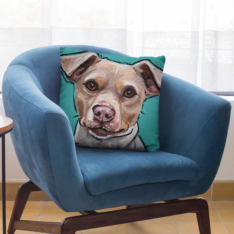 Brazilian Terrier 1 Throw Pillow By Hippie Hound Studios - All About Vibe