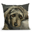 Cairn Terrier Throw Pillow By Hippie Hound Studios - All About Vibe