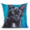 Cat Black Cat Expressive Throw Pillow By Hippie Hound Studios - All About Vibe