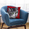 Cat Tabby On Red Throw Pillow By Hippie Hound Studios - All About Vibe